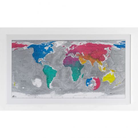 Magnetická mapa světa The Future Mapping Company Colourful World, 130 x 72 cm - Bonami.cz