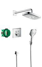 Sprchový systém Hansgrohe Raindance Select E pod omítku s termostatickou baterií chrom 27296000 - Siko - koupelny - kuchyně