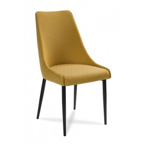 ATR home living  Židle OLIVIER, medová,černé nohy - Alhambra | design studio