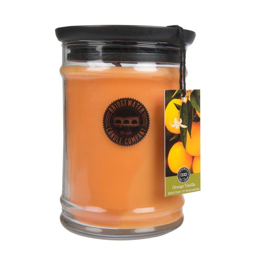 Svíčka ve skleněné dóze s vůní vanilky a pomeranče Bridgewater candle Company, doba hoření 140-160 hodin - Bonami.cz