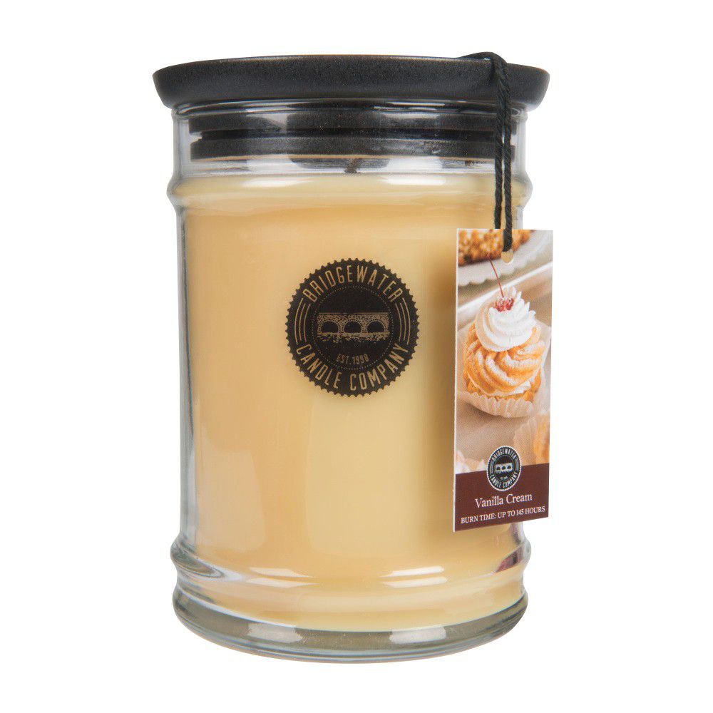 Svíčka ve skleněné dóze Bridgewater candle Company Vanilla Cream, doba hoření 140-160 hodin - Bonami.cz