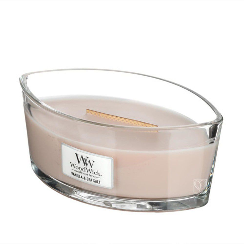 Svíčka dekorativní váza Sea Salt vanilla, 453.6 g - WoodWick - M DUM.cz