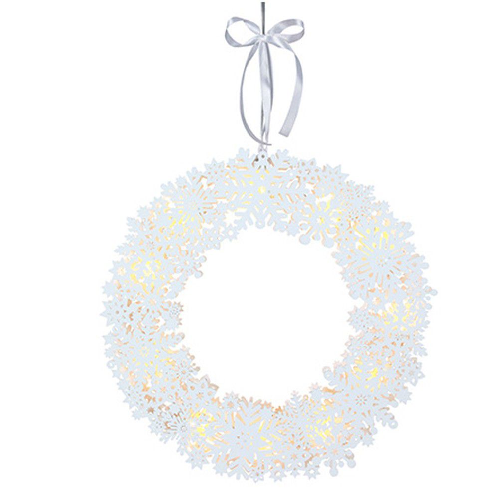 Bílá LED světelná dekorace Best Season Snowflake, ⌀ 45 cm - Bonami.cz
