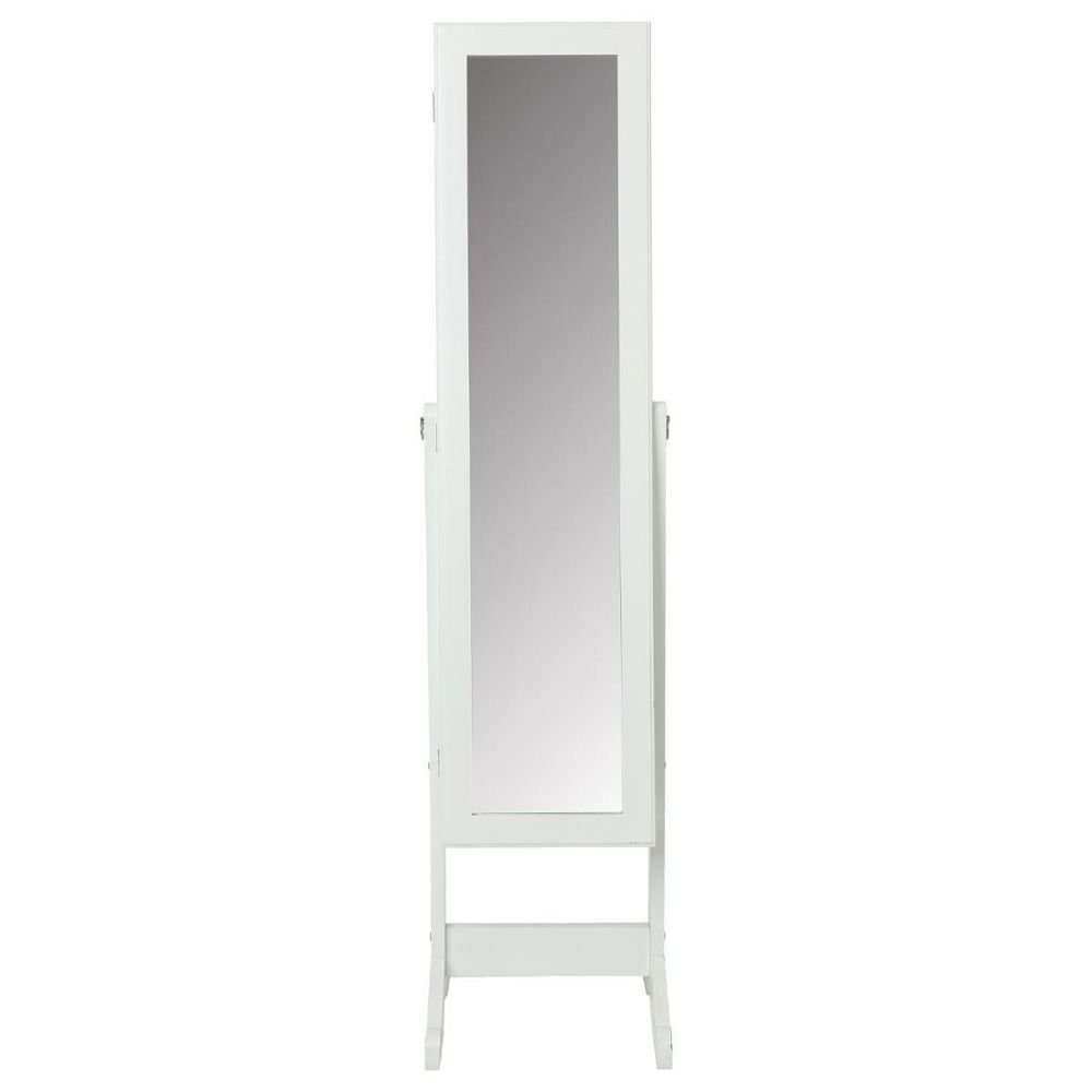 Emako Stojací zrcadlo nebo skříňka na šperky, bílá barva, výška: 145 cm - EMAKO.CZ s.r.o.