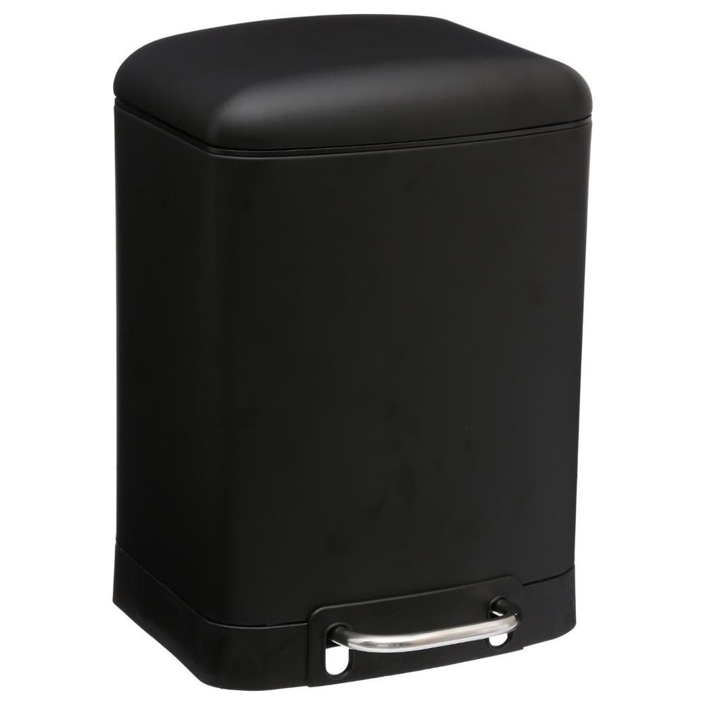 5five Simply Smart Koupelnový koš, odpadkový koš - 6 l, barva černá - EMAKO.CZ s.r.o.