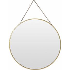 Home Styling Collection Kulaté zrcadlo nástěnné s přívěskem, O 29 cm