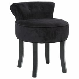 Atmosphera Židle, taburet, stolička, stolička s opěradlem, barva černá