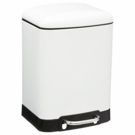 5five Simply Smart Koupelnový koš, odpadkový koš - 6 l, barva bílá