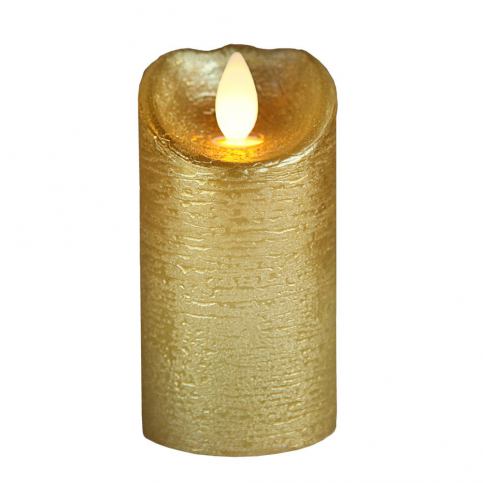 Svítící LED svíčka ve zlaté barvě Best Season Glow Flame - Bonami.cz