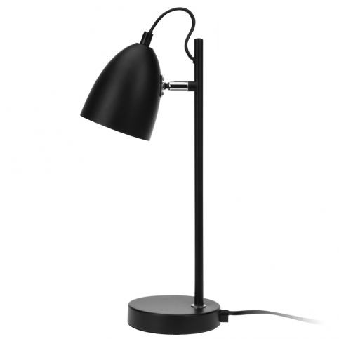 Emako Kovová stolní lampička stojací na stůl 37cm - barva černá - EMAKO.CZ s.r.o.