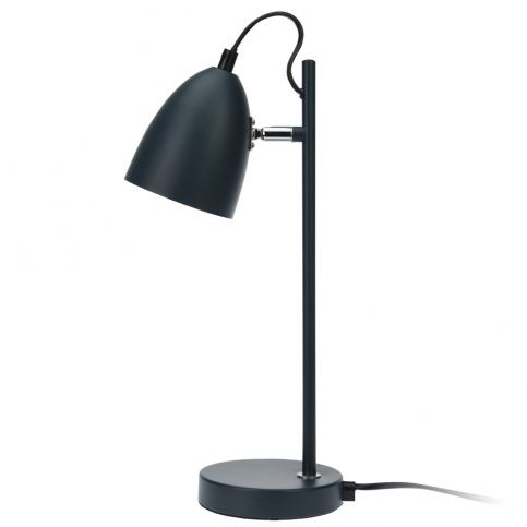 Emako Kovová stolní lampička stojací na stůl 37cm - barva šedá - EMAKO.CZ s.r.o.