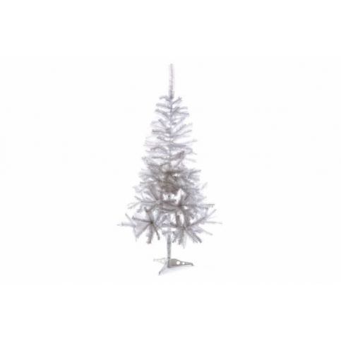 Umělý vánoční strom s třpytivým efektem - 150 cm, bílý - OEM D32995 - Favi.cz