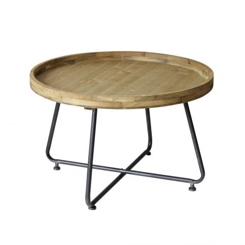 Koneferenční stolek z borovicového dřeva Red Cartel, ⌀ 75 cm - Bonami.cz