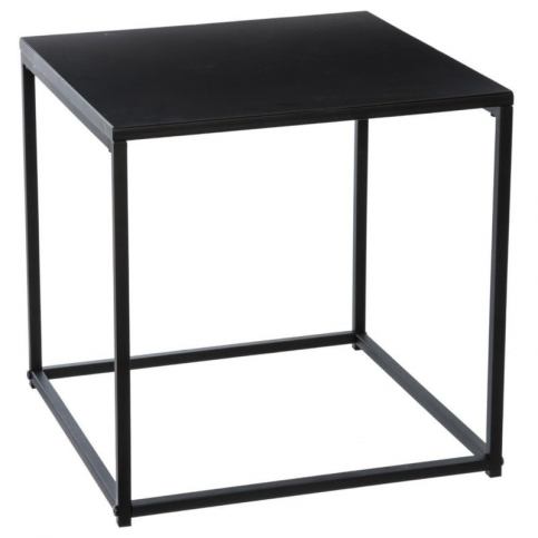 Balkonový stolek, skládací, barva černá, stolek kávový - 40×40×40 cm - Favi.cz