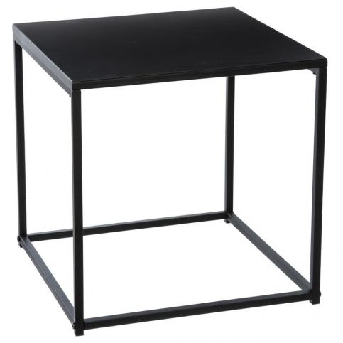 Emako Balkonový stolek, skládací, barva černá, stolek kávový - 40×40×40 cm - EMAKO.CZ s.r.o.