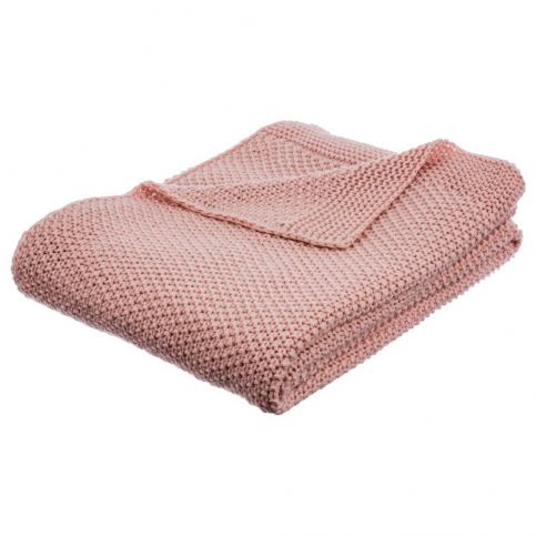 Emako Teplá deka, přikrývka, deka s polyesteru, 150x125 cm - růžová barva - EMAKO.CZ s.r.o.