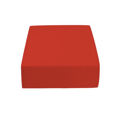 Jersey dvojlůžko červené Gramáž (hustota vlákna): Standard (145 g/m2) - Beliani.cz