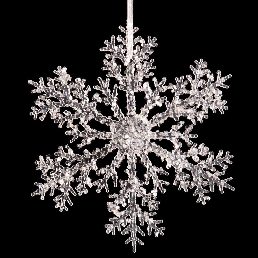 Závěsná dekorace ve tvaru sněhové vločky Casa Selección Snow, ⌀ 30 cm - Bonami.cz
