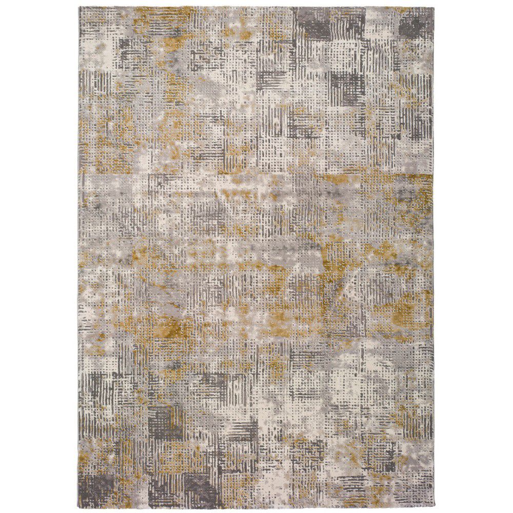 Šedý koberec Universal Kerati Mustard, 80 x 150 cm - Bonami.cz