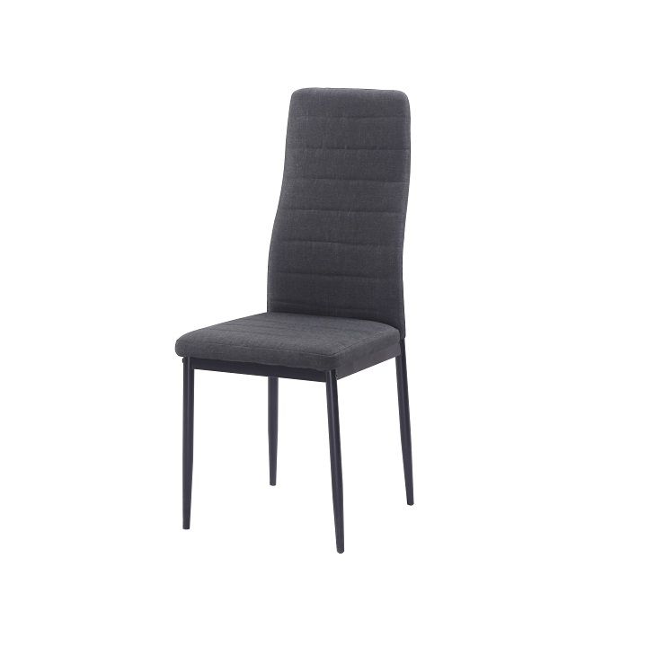Židle, tmavě šedá látka / černý kov, COLETA NOVA 0000201236 Tempo Kondela - DEKORHOME.CZ