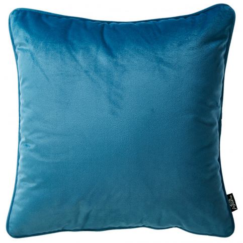 Modrý povlak na polštář Apolena Velvet, 45 x 45 cm - Bonami.cz