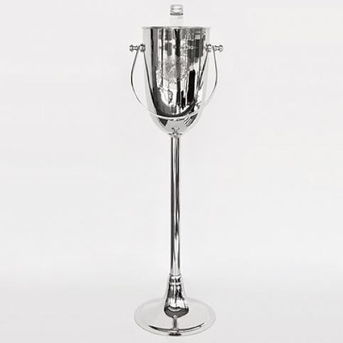 alomi design Chladící nádoba na víno 70 cm, stříbrná - Alomi Design