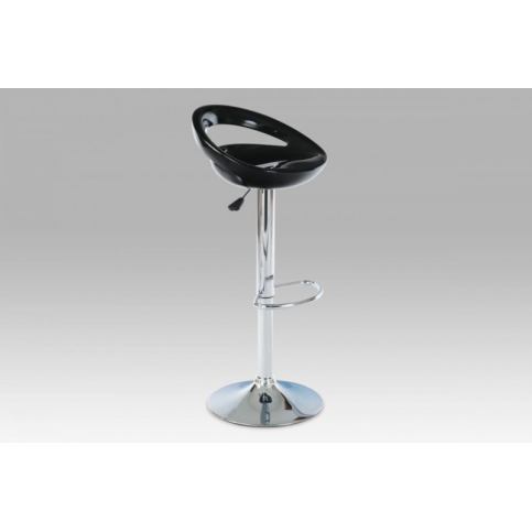 (AUB-403 BK) Barová židle, chrom / plast černý AUB-1030 BK Autronic - Favi.cz