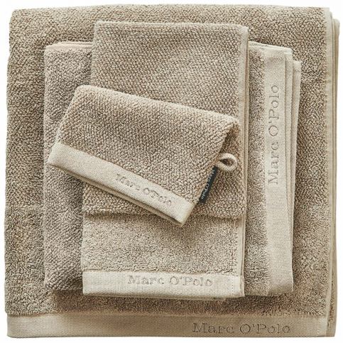 Marc O\'Polo Luxusní froté ručník, koupací ručník, bavlna, béžová barva, 30 x 50 cm, 50 x 100 cm, 70 - EMAKO.CZ s.r.o.