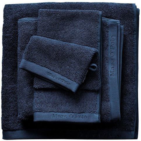 Marc O\'Polo Luxusní froté ručník, koupací ručník, bavlna, modrá barva, 30 x 50 cm, 50 x 100 cm, 70  - EMAKO.CZ s.r.o.