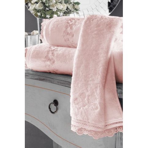 Soft Cotton Dárkové balení ručníků a osušek LUNA Růžová - VIP interiér