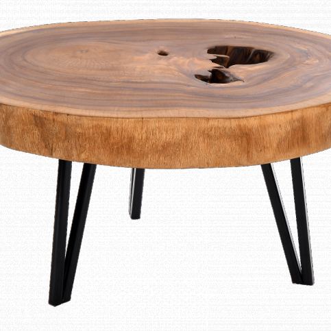 Kávový stolek Natural wood 93x77x35 cm - Alomi Design