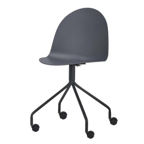 Kancelářská židle BRUNA tmavě šedá / černá  Tempo Kondela - DEKORHOME.CZ