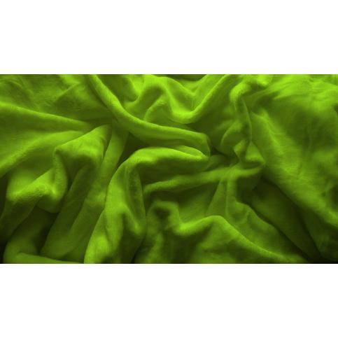 Mikroflanel dvojlůžko zelené Rozměr: 180 x 200 cm (dvojlůžko) - Výprodej Povlečení