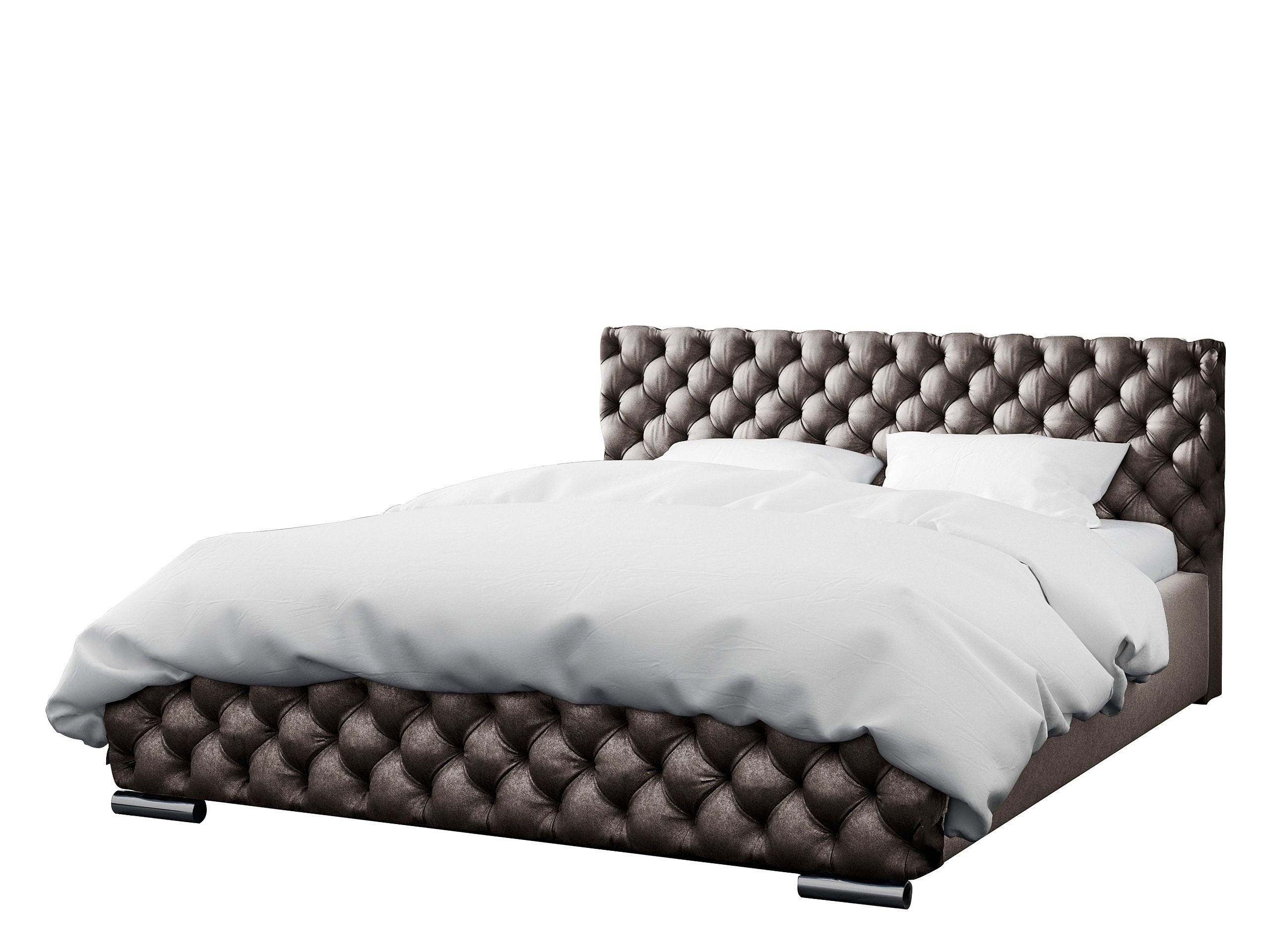 Čalouněná postel RAFO + matrace DE LUX, 180x200, gloss velvet 1211 - Expedo s.r.o.