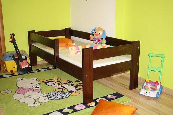 Dětská postel MAUS + rošt ZDARMA, 70x160cm, bílá - Expedo s.r.o.