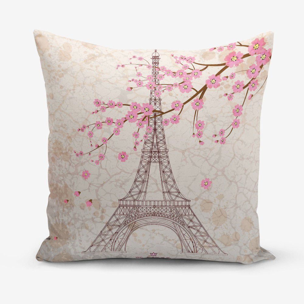 Povlak na polštář s příměsí bavlny Minimalist Cushion Covers Eiffel, 45 x 45 cm - Bonami.cz