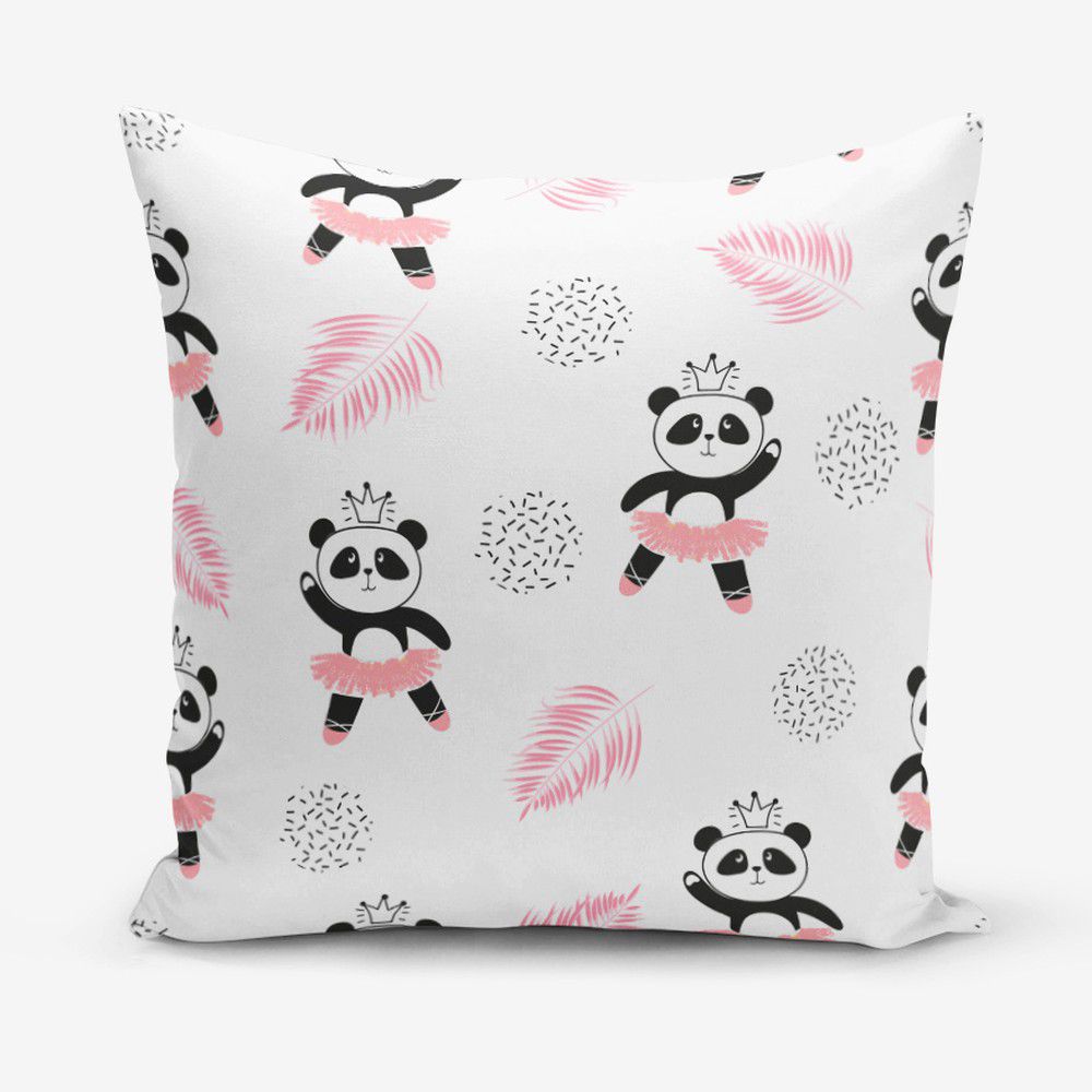 Povlak na polštář s příměsí bavlny Minimalist Cushion Covers Panda, 45 x 45 cm - Bonami.cz