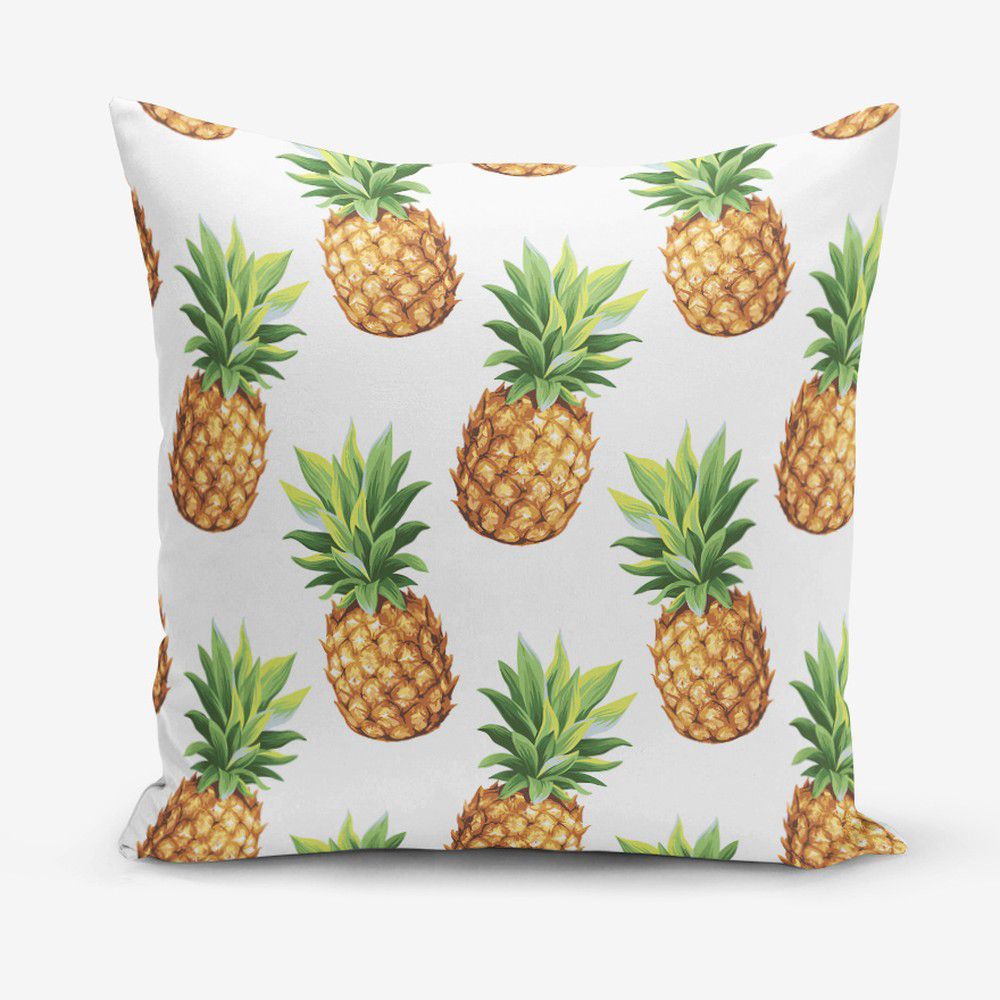 Povlak na polštář s příměsí bavlny s motivem ananasů Minimalist Cushion Covers, 45 x 45 cm - Bonami.cz