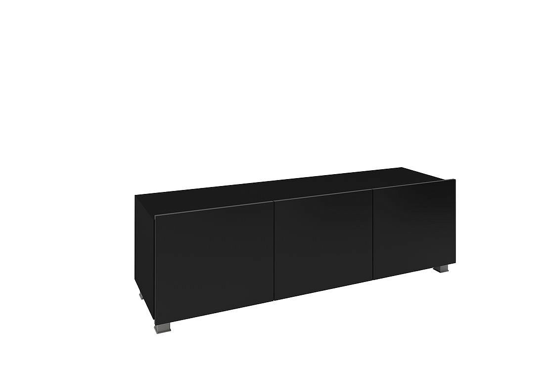 TV stolek BRINICA 150, 150x37x43, černá/černý lesk - Expedo s.r.o.