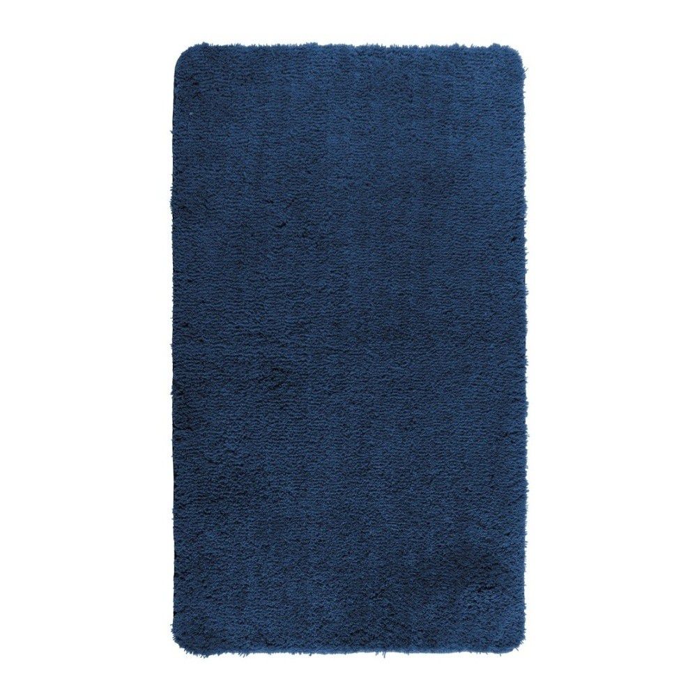 Tmavě modrá koupelnová předložka Wenko Belize, 55 x 65 cm - Bonami.cz
