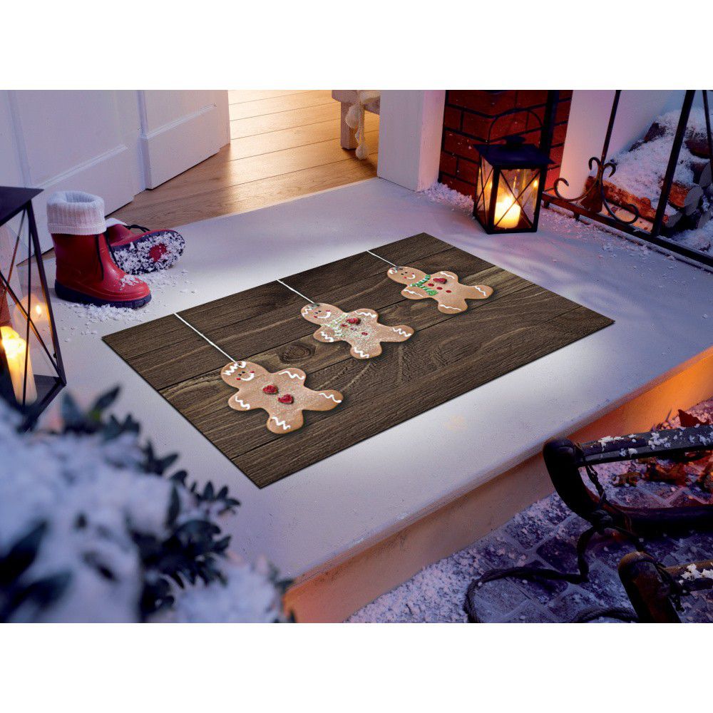 Vysoce odolný koberec Webtappeti Natale Gingerbreads, 60 x 110 cm - Bonami.cz