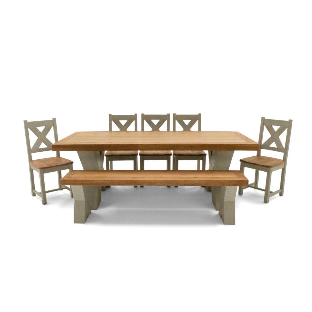Jídelní stůl z masivního dřeva VIDA Living Monroe, délka 2,3 m - Bonami.cz