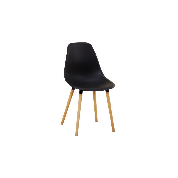 Židle, černá plast / buk, KALISA 0000204510 Tempo Kondela - DEKORHOME.CZ