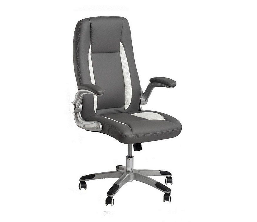 Kancelářská židle CANCEL BIANCO, šedá/bílá, ADK142010 - Expedo s.r.o.