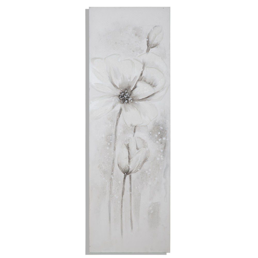 Ručně malovaný obraz s motivem květiny Mauro Ferretti Floral, 50 x 150 cm - Bonami.cz