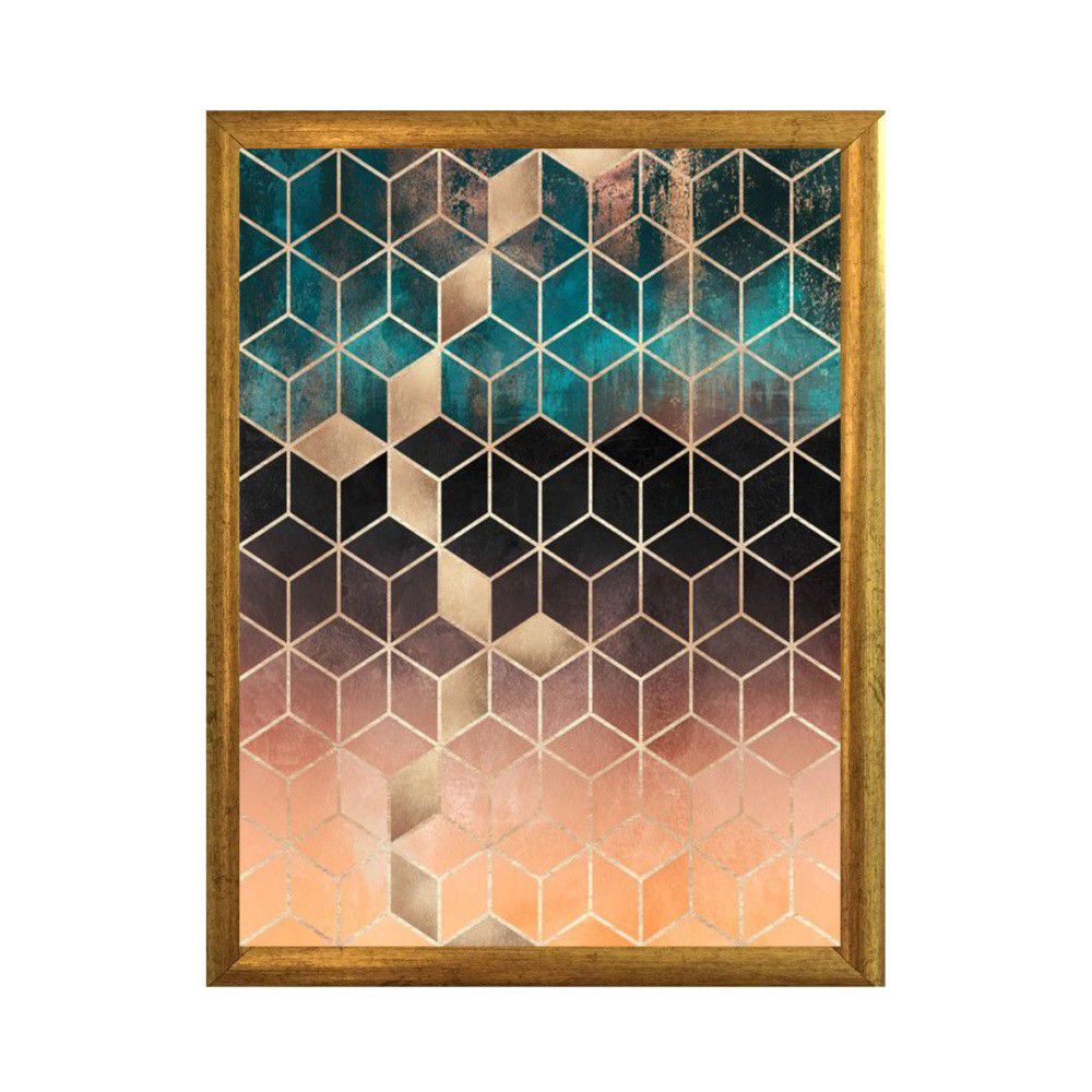 Plakát v rámu Piacenza Art Hexagon, 30 x 20 cm - Bonami.cz