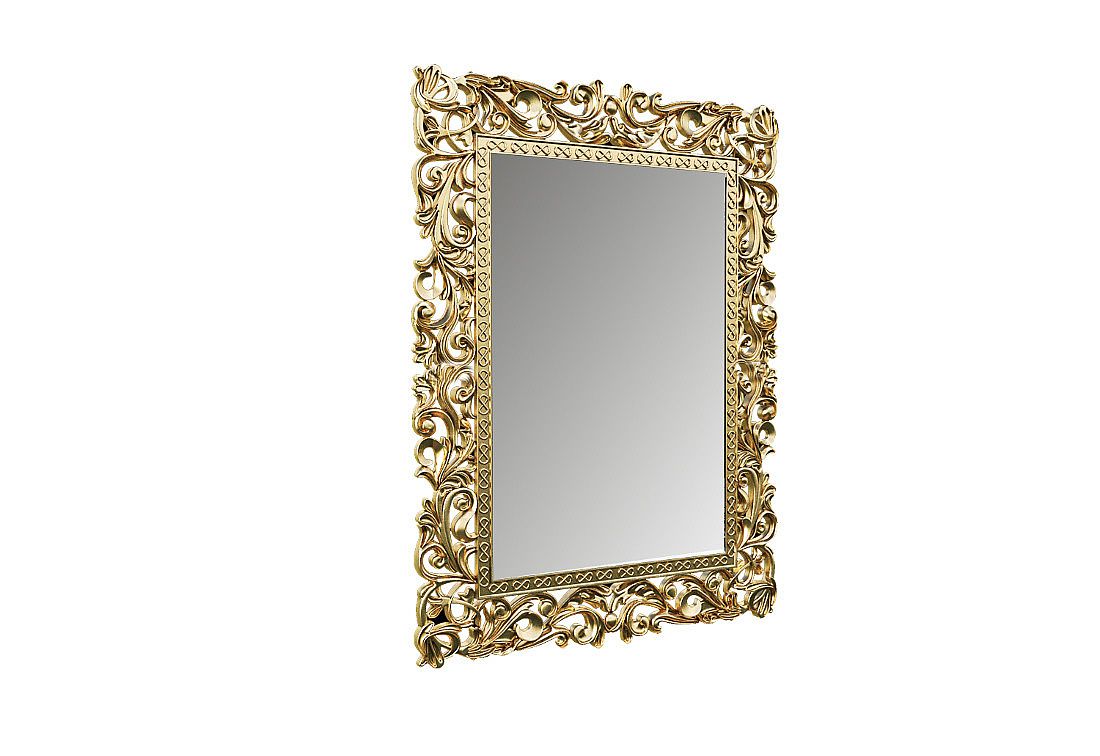 Zrcadlo FALKO, 80x110x5, zlatá - Expedo s.r.o.