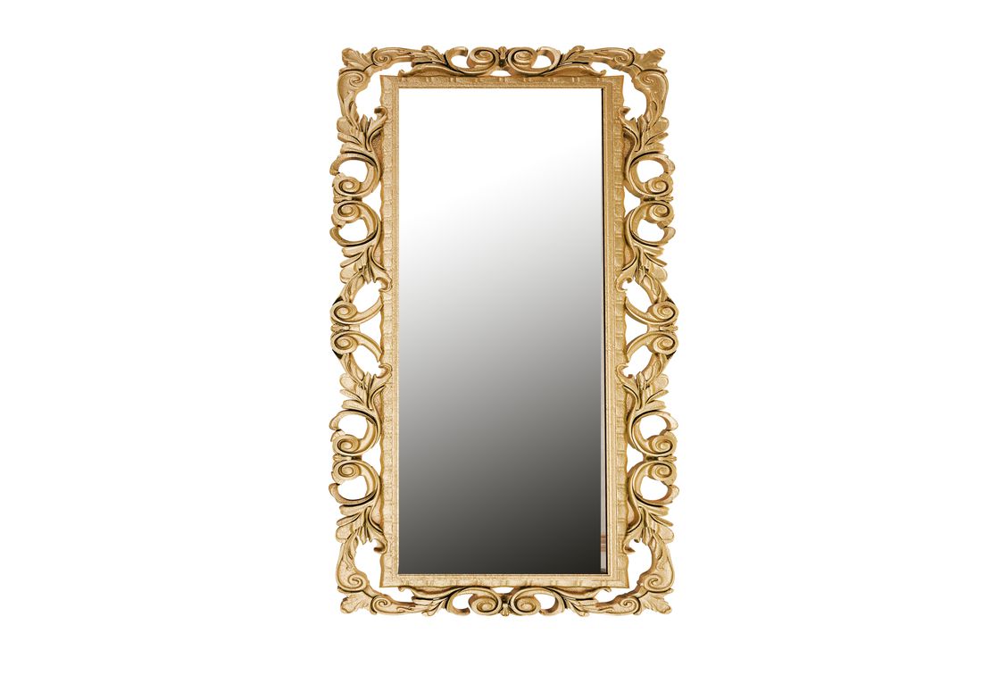 Zrcadlo HANNAH, 75x180x5, zlatá - Expedo s.r.o.