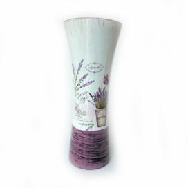 Váza s dekorem Levandule 29cm