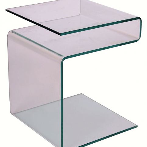 Konferenční stolek EPIC, 48x38x42, sklo - Expedo s.r.o.